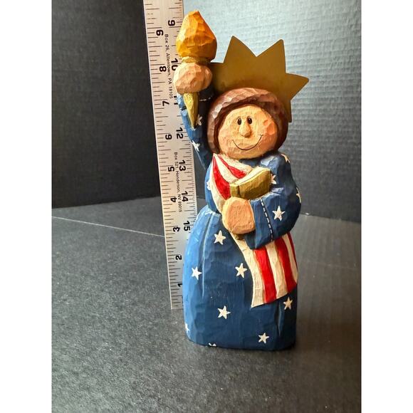 RARE Eddie Walker Patriotic Lady Liberty Midwest Of Cannon Falls Retired EUC - Picture 11 of 11